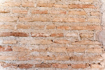 Texture background of brick wall. Copy space