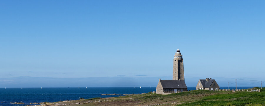 Normandie - Manche - Cotentin - phare de  Fermanville