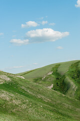 Obraz premium mountains nature and green fields