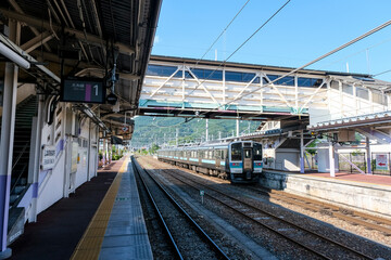 大糸線の主要駅である信濃大町駅