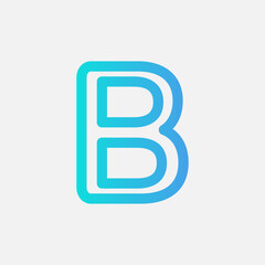 Bold icon in gradient style about text editor, use for website mobile app presentation