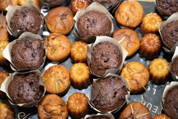 Gateaux au chocolat et à la canelle