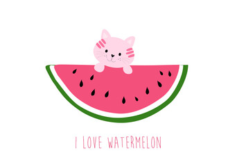 I love watermelon