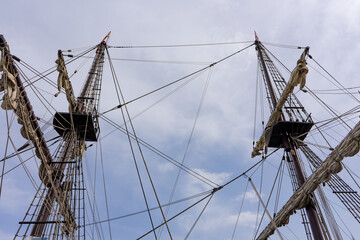 Rigging of galeon Andalucía