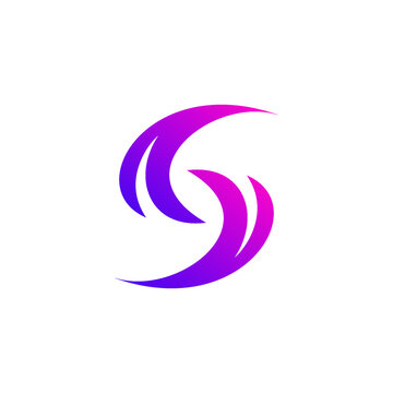 S Abstract Logo Simple