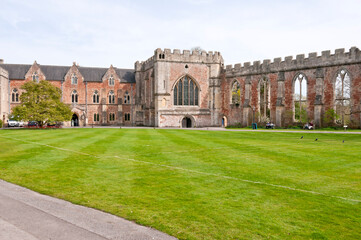 Bishop's Palace, City of Wells, Somerset, England