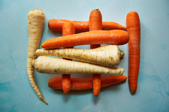 marchew i pietruszka ,  Daucus carota L., Petroselinum crispum,