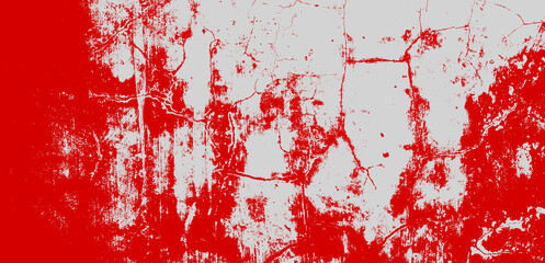 Red and white abstract concrete wall background.