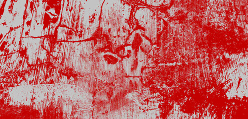 Red and white abstract concrete wall background.