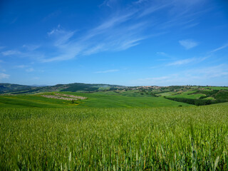 Views of beautiful Tuscany in Italy.