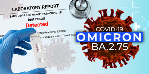 Covid-19 positive test result with SARS CoV-2 Rapid antigen test kit (ATK),Covid 19...