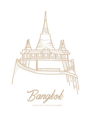 Bangkok-Bangkok Temple-Temple of the Golden Mount Bangkok