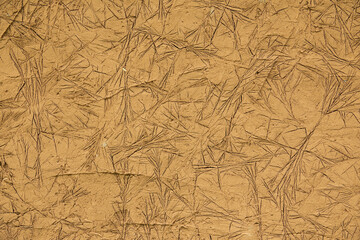 Cracked clay pattern.