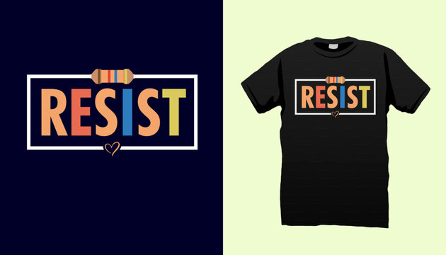 electrical engineer t shirt design vector