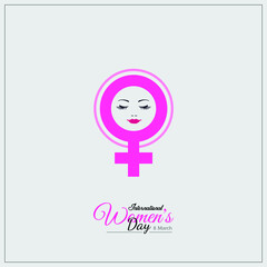 Illustration of International Women's day concept