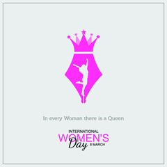 Illustration of International Women's day concept