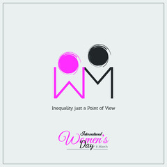 Illustration of International Women's day concept