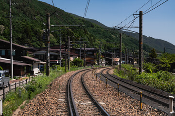 信州奈良井宿の風景