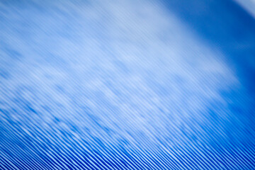 Macro shot of blue vinyl record