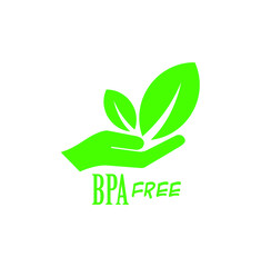 bpa free icon on white background