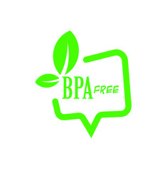 bpa free icon on white background