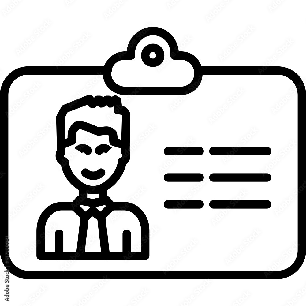 Sticker Identity Icon