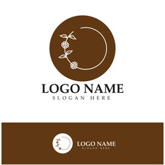 coffee bean logo including coffee farm coffee shop with modern concept