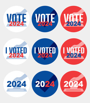 Stamps for vote 2024.