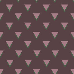 Modern triangle masculine seamless geometric motif pattern, fabric design manly background. Simplicity concept, small patch print block apparel textile, ladies dress, man scarf, shirt, fashion garment