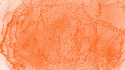 Fototapeta premium Orange watercolor background for textures backgrounds and web banners design