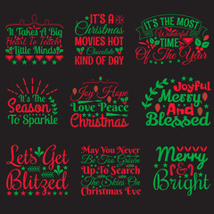 Best Christmas Quotes SVG Design Vector
