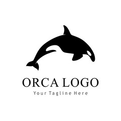 orca logo - obrazy, fototapety, plakaty