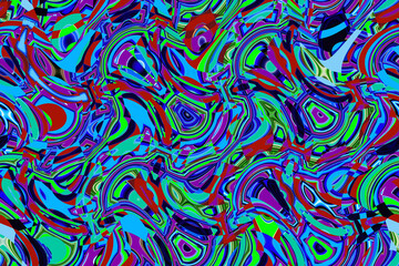 Abstract and contemporary digital art design