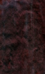 The painted leaf is purple with a gouache brush. Hand-drawn gouache purple abstract background. Texture of brush strokes.