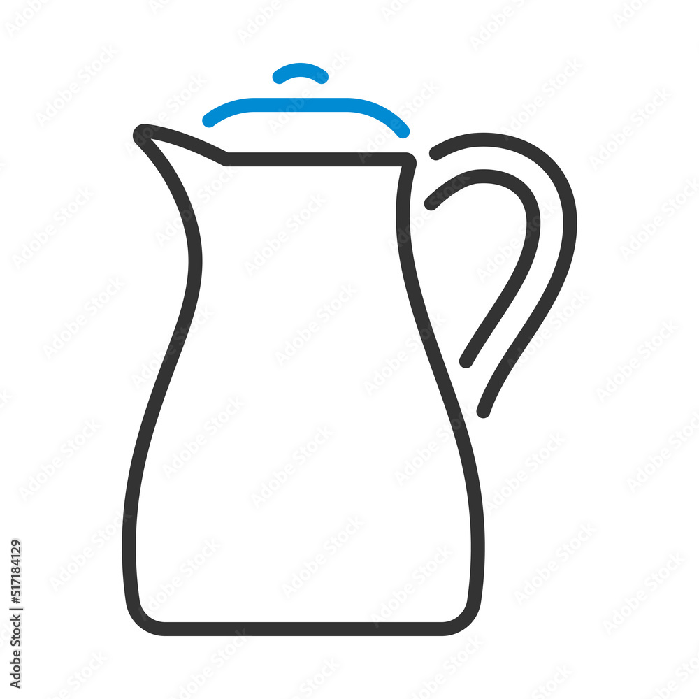 Canvas Prints glass jug icon