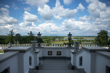 The old castle in Kossovo, Belarus, value, antiquity, neo-Gothic architecture.