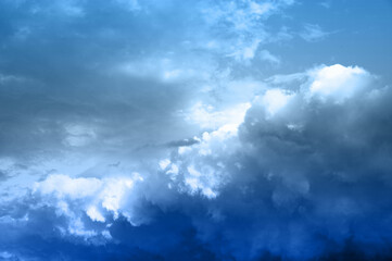 Obraz premium beautiful clouds background stormy sky clouds