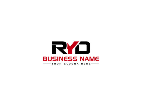 Modern RYD Logo Letter Vector, Colorful RY r y d Logo Icon With Creative New Three Letter Business Logo Design