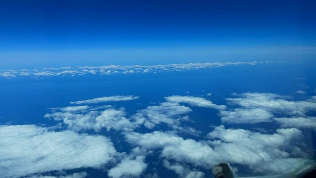 A High definition time lapse of an aircraft moving through the sky.
