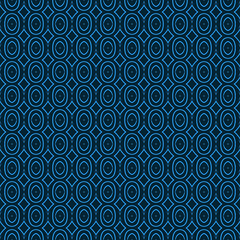 Dark blue seamless pattern. Art deco style.Dark blue seamless pattern. Art deco style.