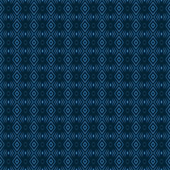 Dark blue seamless pattern. Art deco style.Dark blue seamless pattern. Art deco style.
