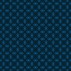 Dark blue seamless pattern. Art deco style.Dark blue seamless pattern. Art deco style.