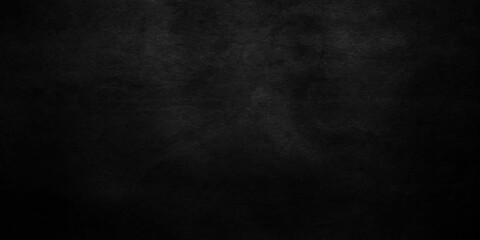 Fototapeta premium Dark Black stone concrete texture background anthracite panorama. Panorama grunge dark grey black slate background or texture, vector black concrete backdrop texture. stone wall background.