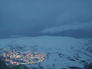 view from the top of the mountain