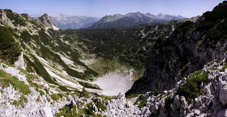 Naklejka na ściany i meble Subalpine World of Slovene Julian Alps