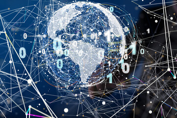 Best Internet Concept of global business from concepts series