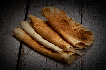 Arabic bread or also called Pita bread, 