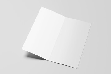 Blank DL Bi-Fold Mockup