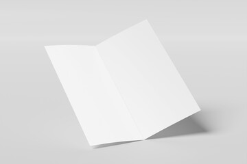 Blank DL Bi-Fold Mockup