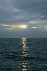 Obraz premium sunset over the sea